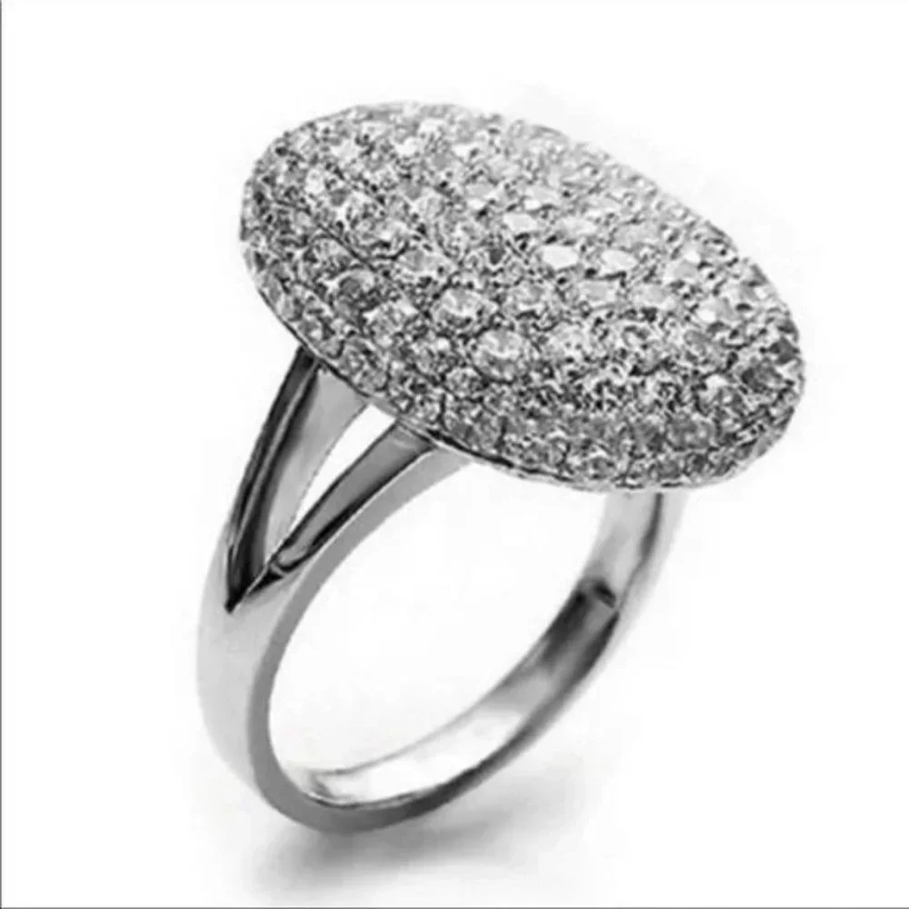 NEW BELLA 925 STERLING SILVER ENGAGEMENT RING - Picture 7 of 7